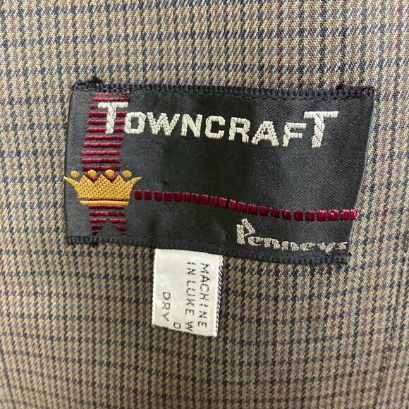 Towncraft by JCP Men's Gray Faux Fur Removable Lining Overcoat Size 46R-48R - Picture 7 of 16